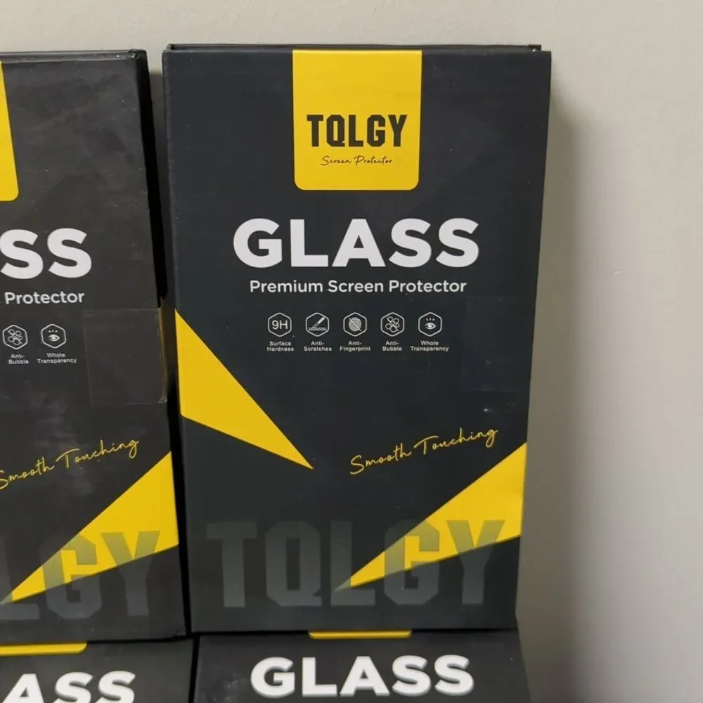 Tqlgy 10 Pack Bundle iPhone 15 Pro Max Screen Protector